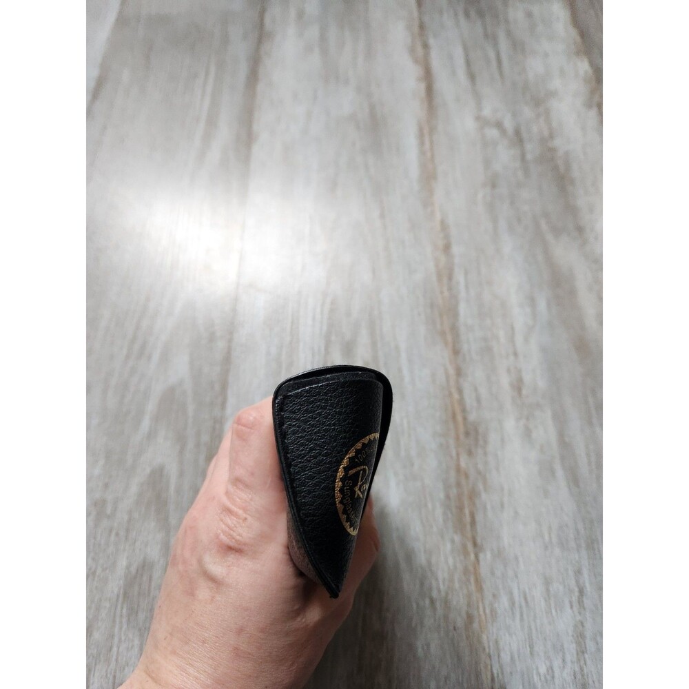 Ray-Ban Chromance Black Semi Hard Sunglasses Case ONLY Textured Snap Closure EUC - Picture 6 of 11